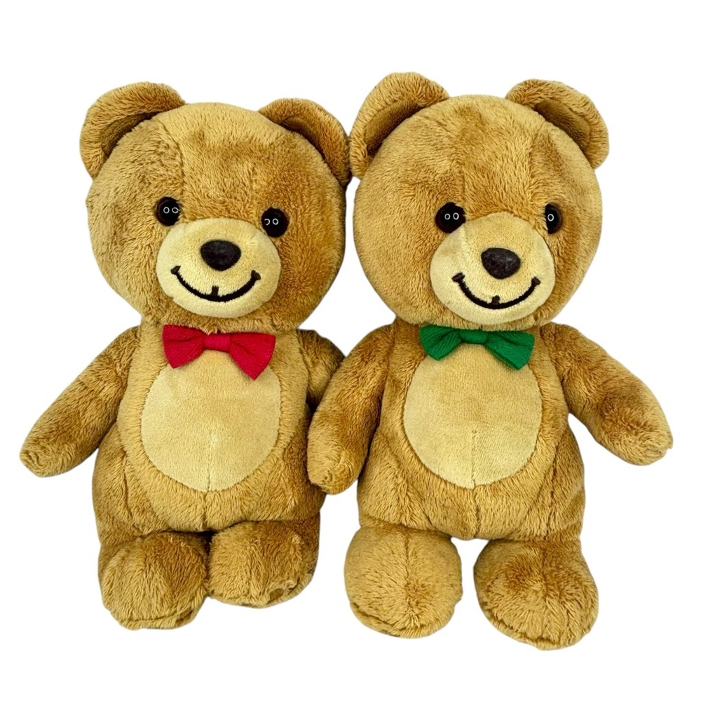 Gund x Kraft 2014 Stick Together Campaign Plush Crunchy & Smoothy Bears in Den - Picture 8 of 13